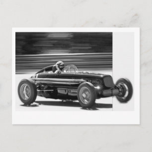 Vintage Racer Postcard