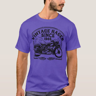 Vintage Racer Since 1965 Retro Motorbike Motorcyc T-Shirt