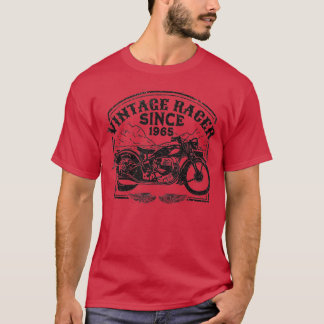 Vintage Racer Since 1965 Retro Motorbike Motorcyc T-Shirt