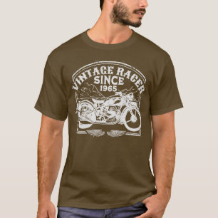 Vintage Racer Since 1965 Retro Motorbike  Motorcyc T-Shirt