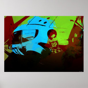 Vintage Racing Art Poster