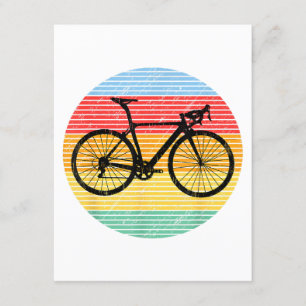 Vintage Racing Bicycle Funny Road Bike Racer Gift Enclosure Card