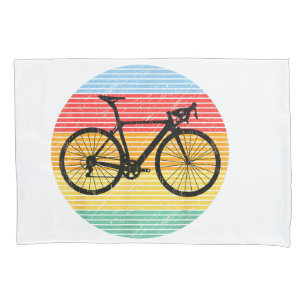 Vintage Racing Bicycle Funny Road Bike Racer Gift Pillowcase
