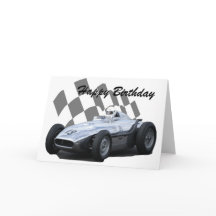 Vintage Racing Car Happy Birthday 2