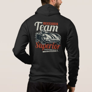Vintage Racing Car Hoodie - Team Superior Champion