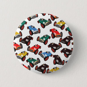 Vintage Racing Cars 6 Cm Round Badge