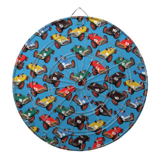 Vintage Racing Cars Dartboard