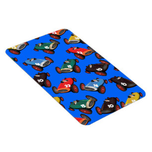Vintage Racing Cars Magnet