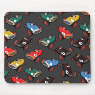 Vintage Racing Cars Mouse Mat