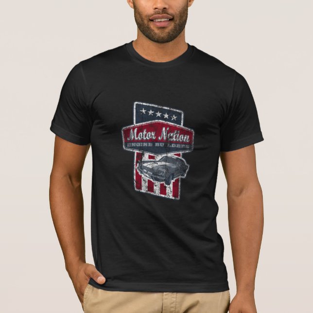 Vintage Racing - Dark T-Shirt (Front)