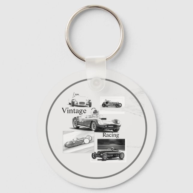 Vintage Racing Key Ring (Front)