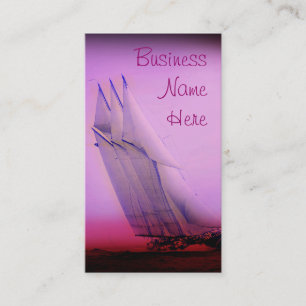 Vintage Racing Yacht Business Cards