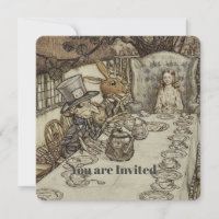 Vintage Rackham Mad Tea Party Alice in Wonderland
