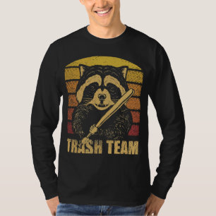 Vintage Racoon Trash Team Trashed Panda Lovers Gi T-Shirt