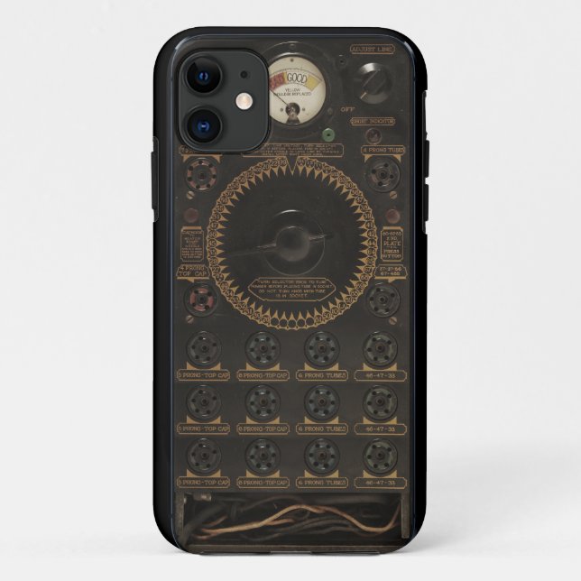 Vintage Radio Case-Mate iPhone Case (Back)