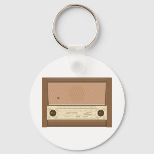 Vintage Radio Key Ring