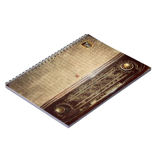 Vintage radio notebook (Left Side)