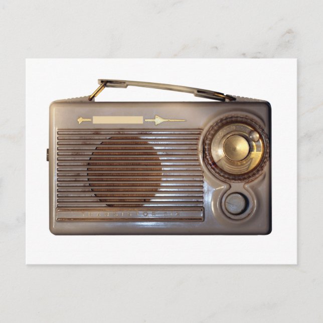 Vintage Radio Postcard (Front)