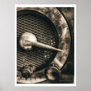Vintage Radio Poster