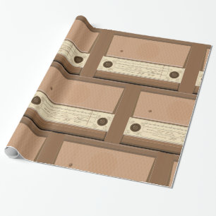 Vintage Radio Wrapping Paper