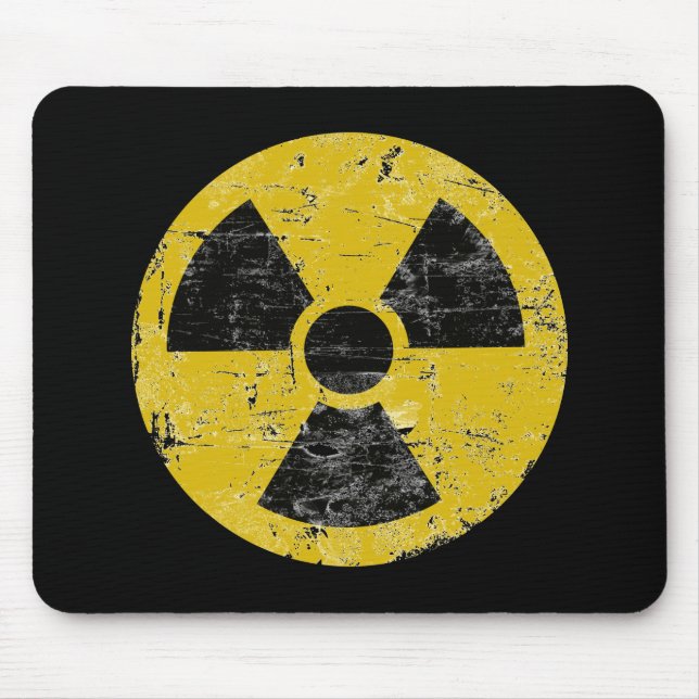 Vintage Radioactive Mouse Mat (Front)