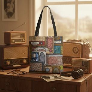 Vintage Radios Tote Bag