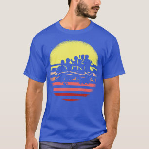 Vintage rafting raft whitewater  T-Shirt