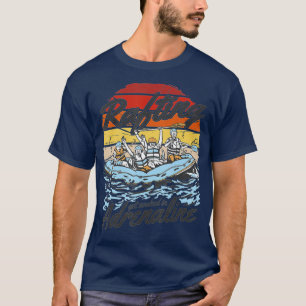 Vintage rafting team quote, Rafting get soaked in  T-Shirt