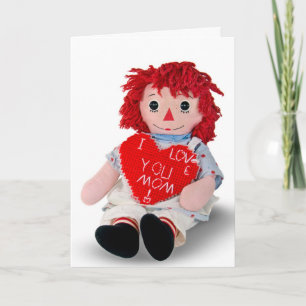 vintage rag doll for Mother's Day Card