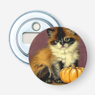 Vintage Ragdoll Halloween Cat Bottle Opener