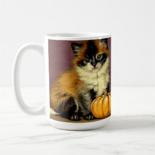 Vintage Ragdoll Halloween Cat Coffee Mug