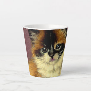 Vintage Ragdoll Halloween Cat Latte Mug
