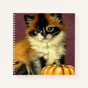 Vintage Ragdoll Halloween Cat Notebook