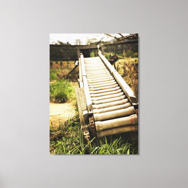 Vintage rail wall art (Front)