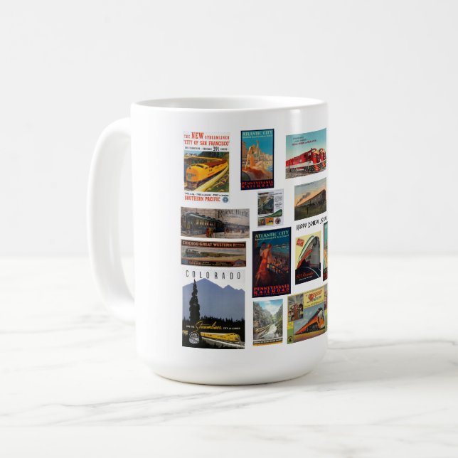 Vintage Railway Advertising     Coffee Mug (Front Left)