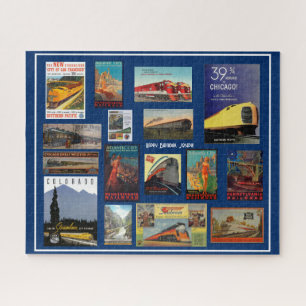 Vintage Railway Advertising     Jigsaw Puzzle