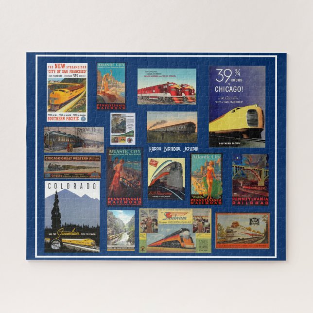 Vintage Railway Advertising     Jigsaw Puzzle (Horizontal)