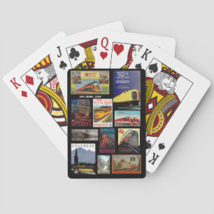 Vintage Railway Advertising Playing Cards