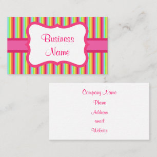 Vintage Rainbow Business Card