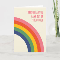 Vintage Rainbow Coming Out Pride