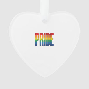 Vintage Rainbow Pride Typography Shirt Design_1 Ornament