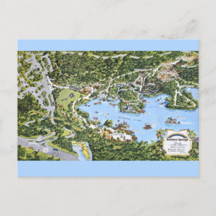 Vintage Rainbow Springs Florida  Postcard