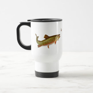 Vintage Rainbow Trout Fly Fishing Travel Mug
