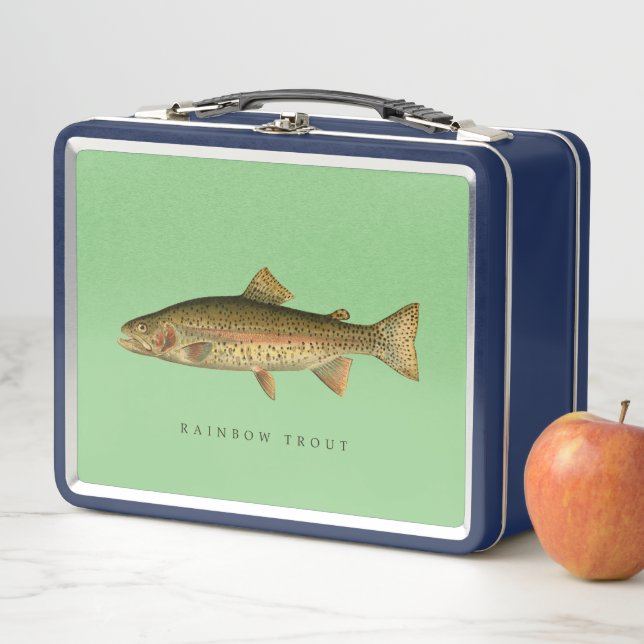 Vintage Rainbow Trout Lunchbox (In Situ)