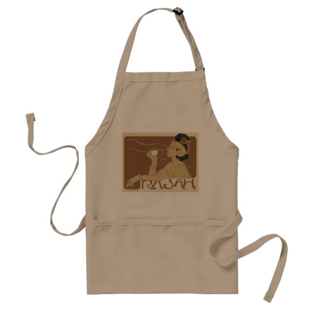 Vintage Rajah Coffee Ad Standard Apron (Front)