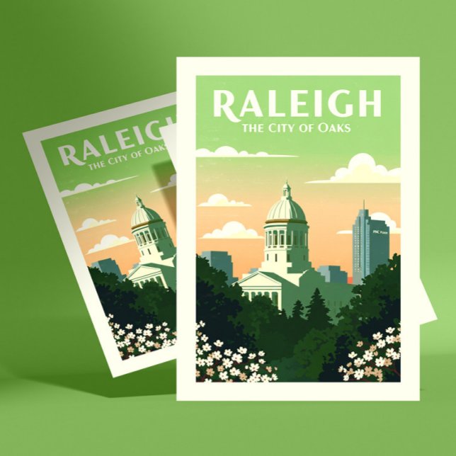 Vintage Raleigh North Carolina Postcard (Creator Uploaded)
