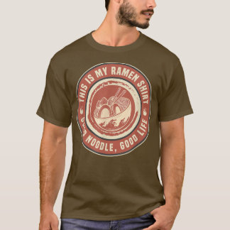 Vintage Ramen Bowl Japanese Noodle Chopsticks  T-Shirt