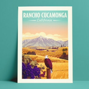Vintage Rancho Cucamonga California Postcard