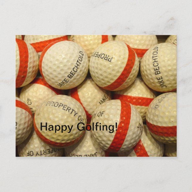 Vintage - Range Golf balls Postcard (Front)