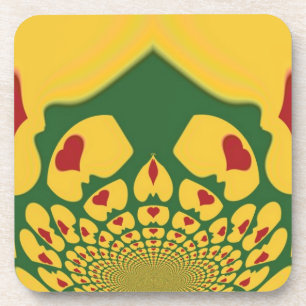 Vintage Rastas Colour One Lovely Hakuna Matata.jpg Coaster